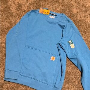 Carhartt Men's Vibrant Blue Crewneck Sweater